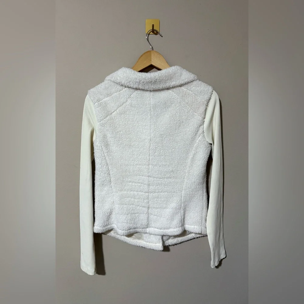 Medium Alo Yoga Cream Off White Sherpa‎ Lightweight